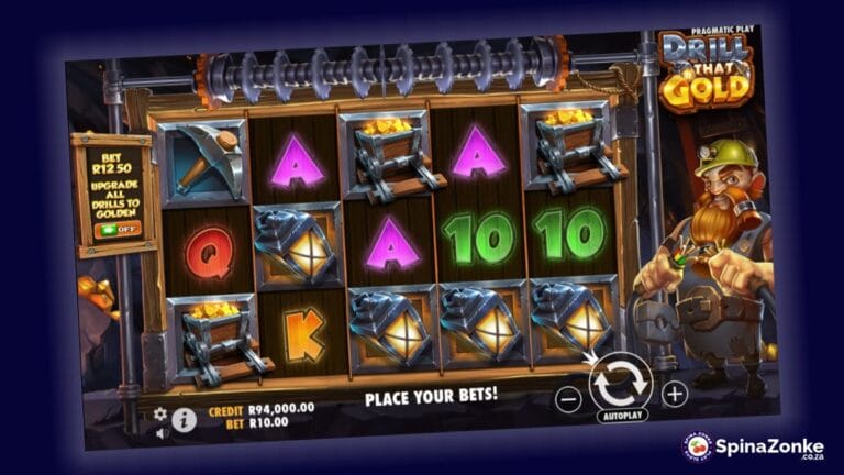 Drill that Gold slot layout image.