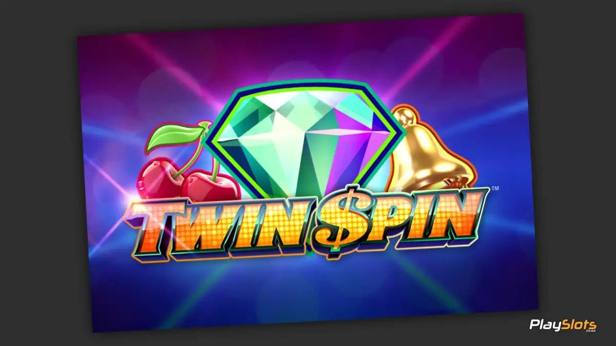 Twin Spin slot game intro image.
