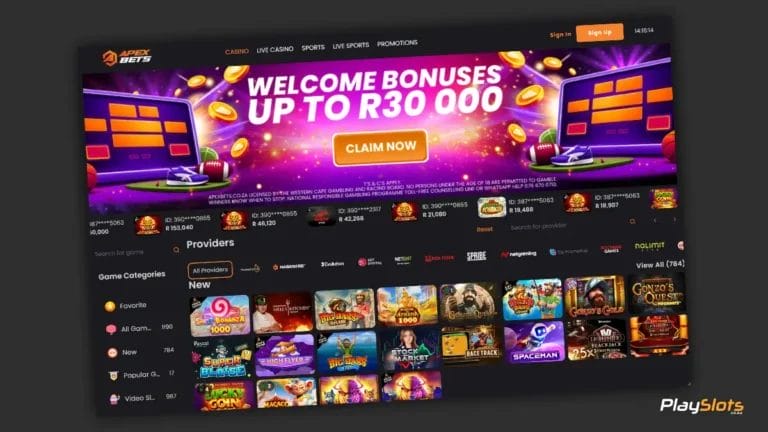 Apex Bets website image.