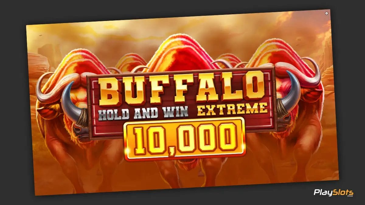 Buffalo Hold and Win Extreme 10,000 intro image.