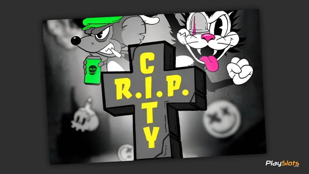 RIP City slot game intro.